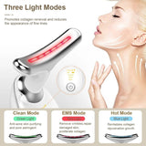 3-Color EMS Face & Neck Massager black color variant