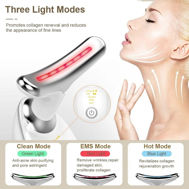 3-Color EMS Face & Neck Massager product photo