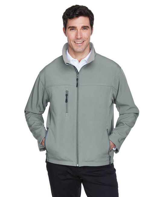 Men's Soft Shell Outdoor Jacket in Navy - back view