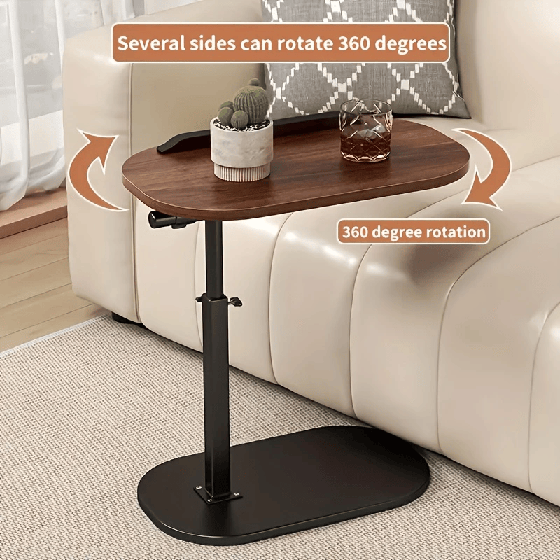 Laptop bed table with adjustable height legs