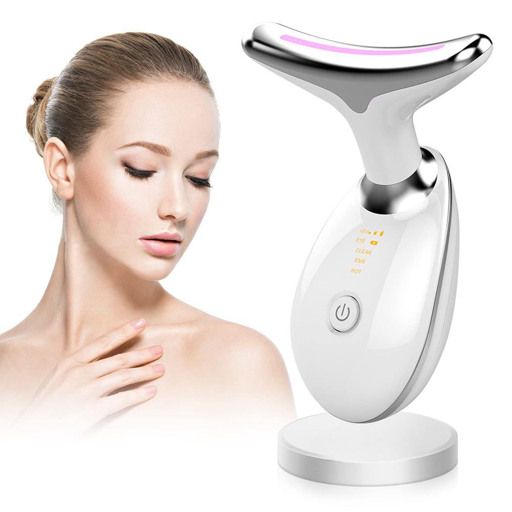3-Color EMS Face & Neck Massager product photo