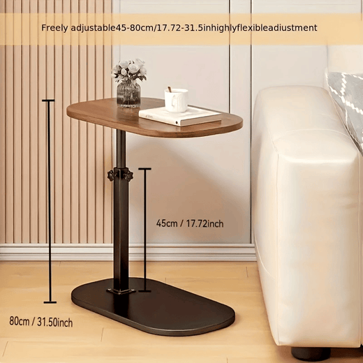 Folding laptop table collapsed flat for storage