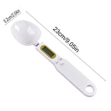 Digital kitchen scale spoon style in black