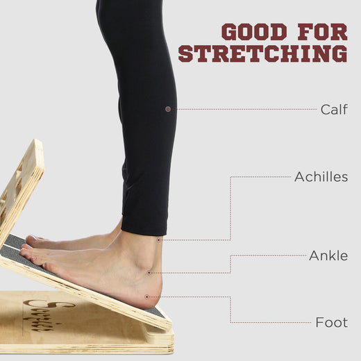 Foldable slant board non-slip surface close-up