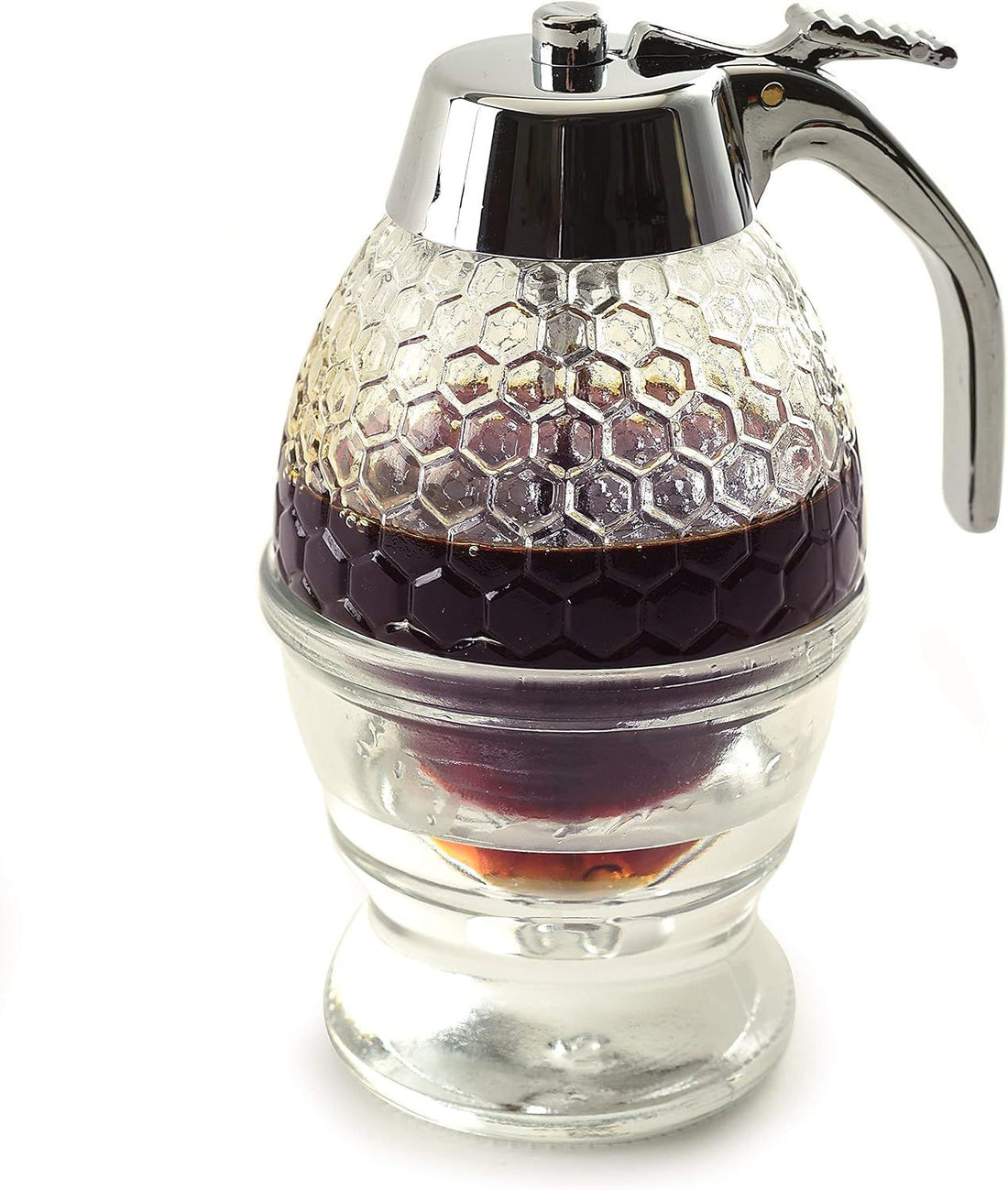 Honey dispenser used with maple syrup