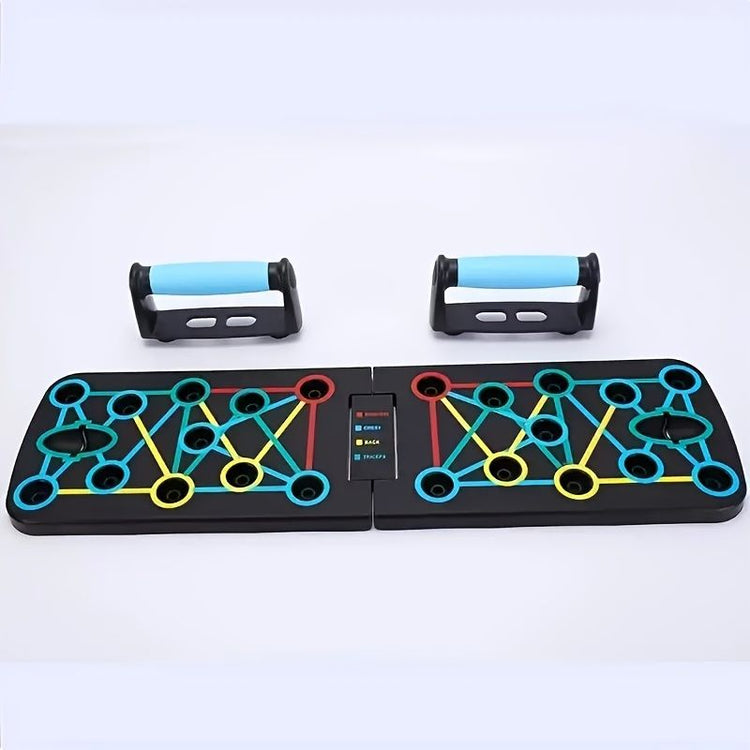 Push up board compact storage view