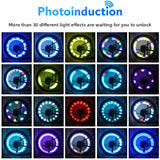 Solar Powered LED Bicycle Wheel Light