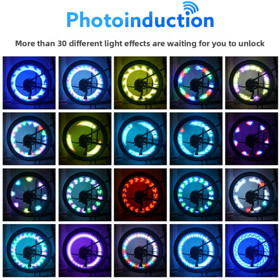 Solar Powered LED Bicycle Wheel Light Bicycle Lights & Riding Gear product image 2