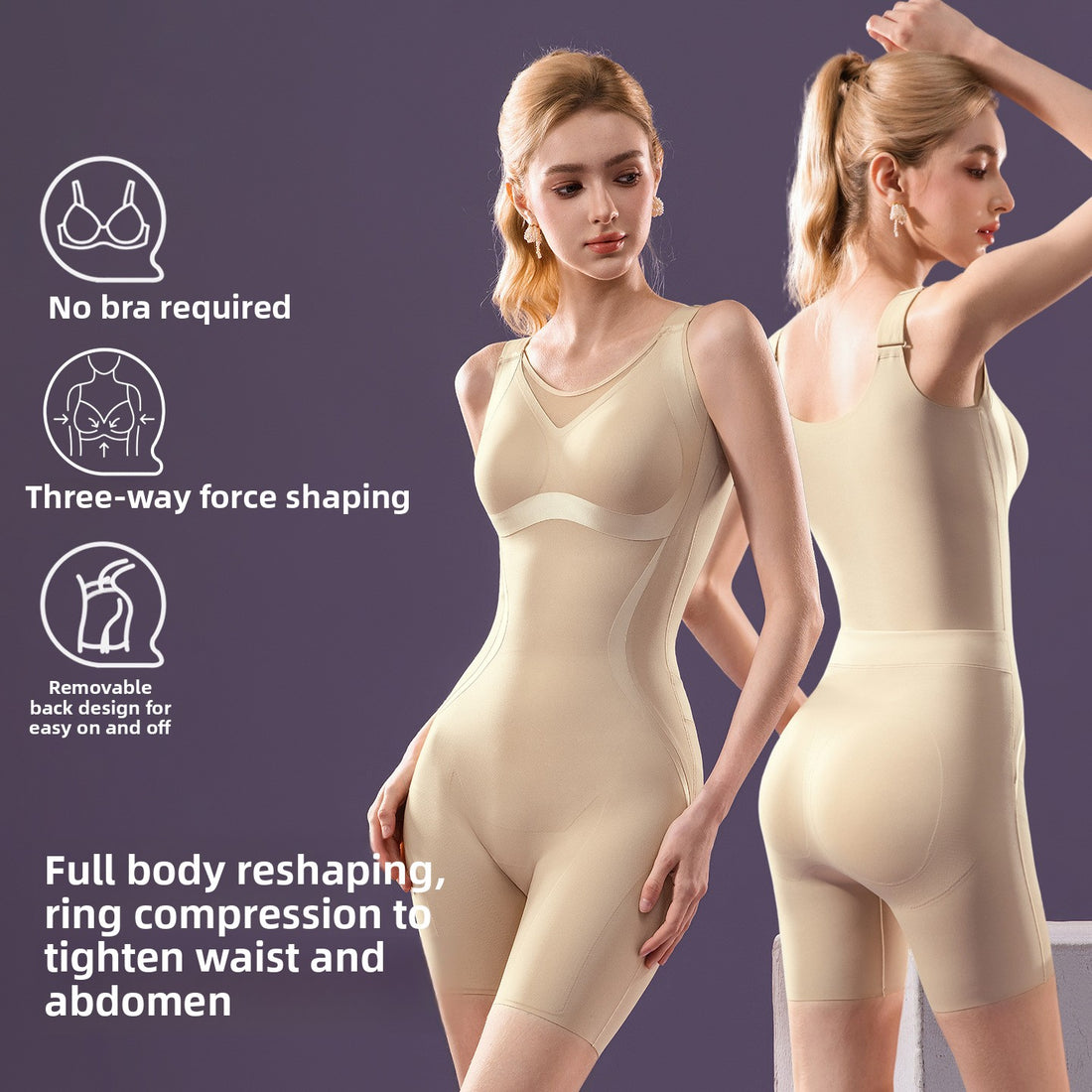 Silent seamless one-piece breathable sports bra