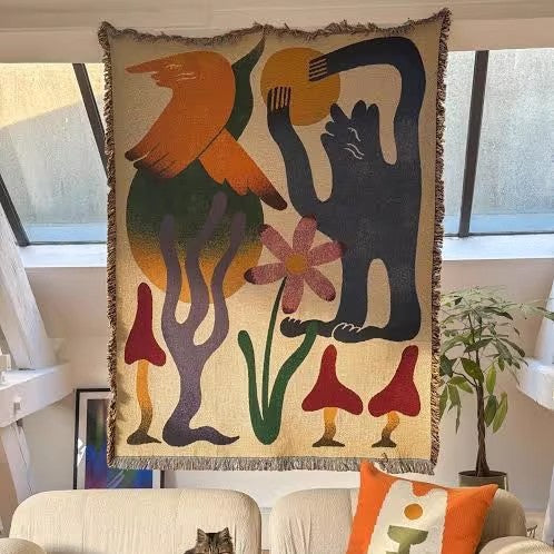 Jacquard Camping Blanket