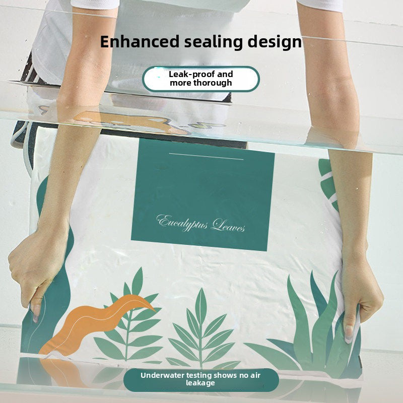 Reusable vacuum compression storage bag