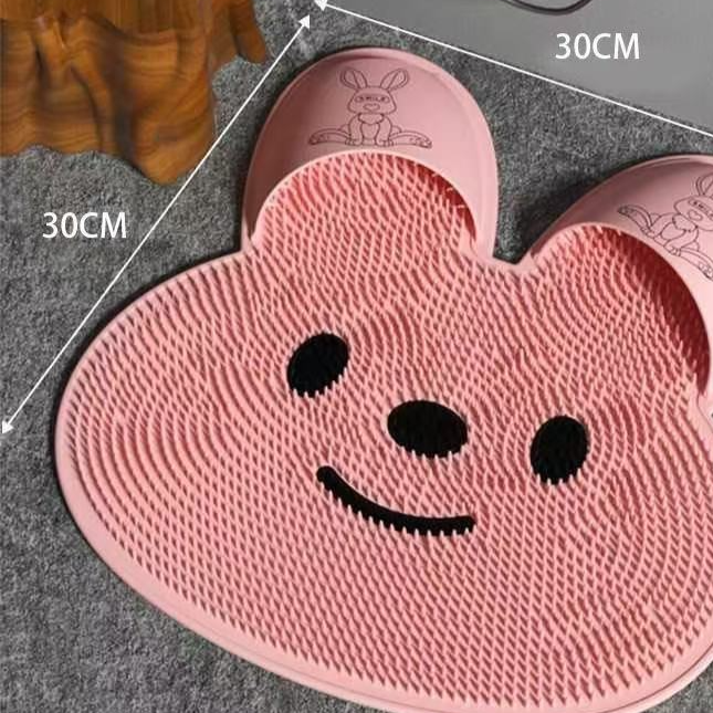 Silicone anti-slip foot rubbing massage pad