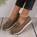 Women Casual Sports Shoes with Metal Chains