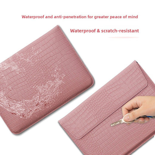 Lightweight PU Leather Laptop Bag