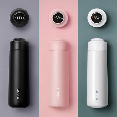 Smart insulated stainless steel water bottle