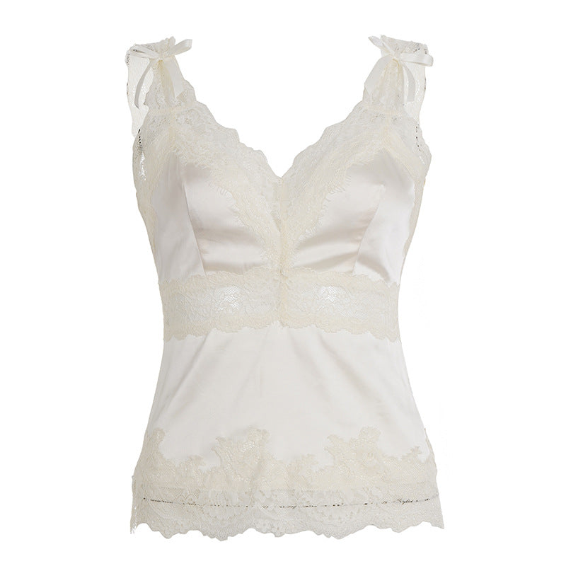Pure Desire V-neck Lace Base Top