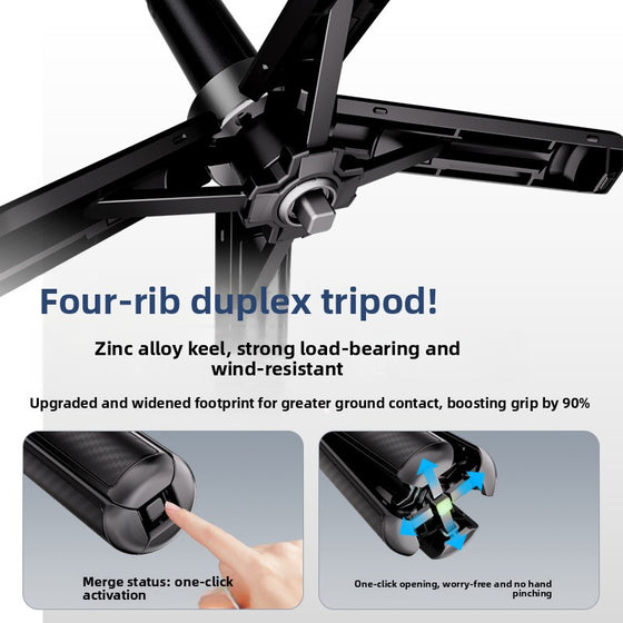 Mini Magnetic Bluetooth Selfie Stick with Tripod Phone Accessories product image 1