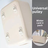 Adhesive Universal Furniture Casters with 360-Degree Rotation
