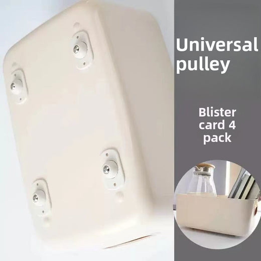 Adhesive Universal Furniture Casters with 360-Degree Rotation