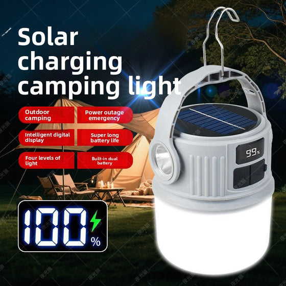Solar Rechargeable Camping Light with LED Illumination Outdoor Lighting & Tools product image 1