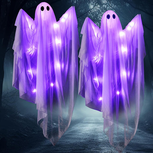Halloween Ghost LED String Lights Outdoor Decorations