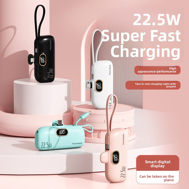 Portable Capsule Power Bank 5000mAh