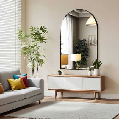 Metal Frame Bathroom Wall Vanity Mirror