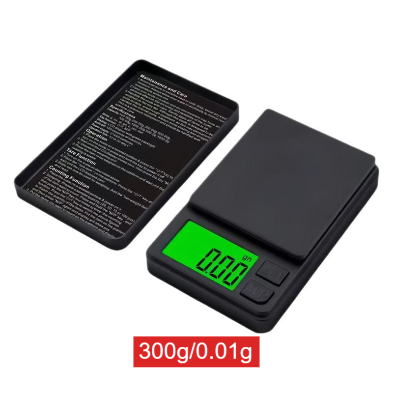 Mini High Precision Digital Pocket Scale 1000g/0.01g LCD Backlight Jewelry Gold Baking Kitchen Weighing Scale