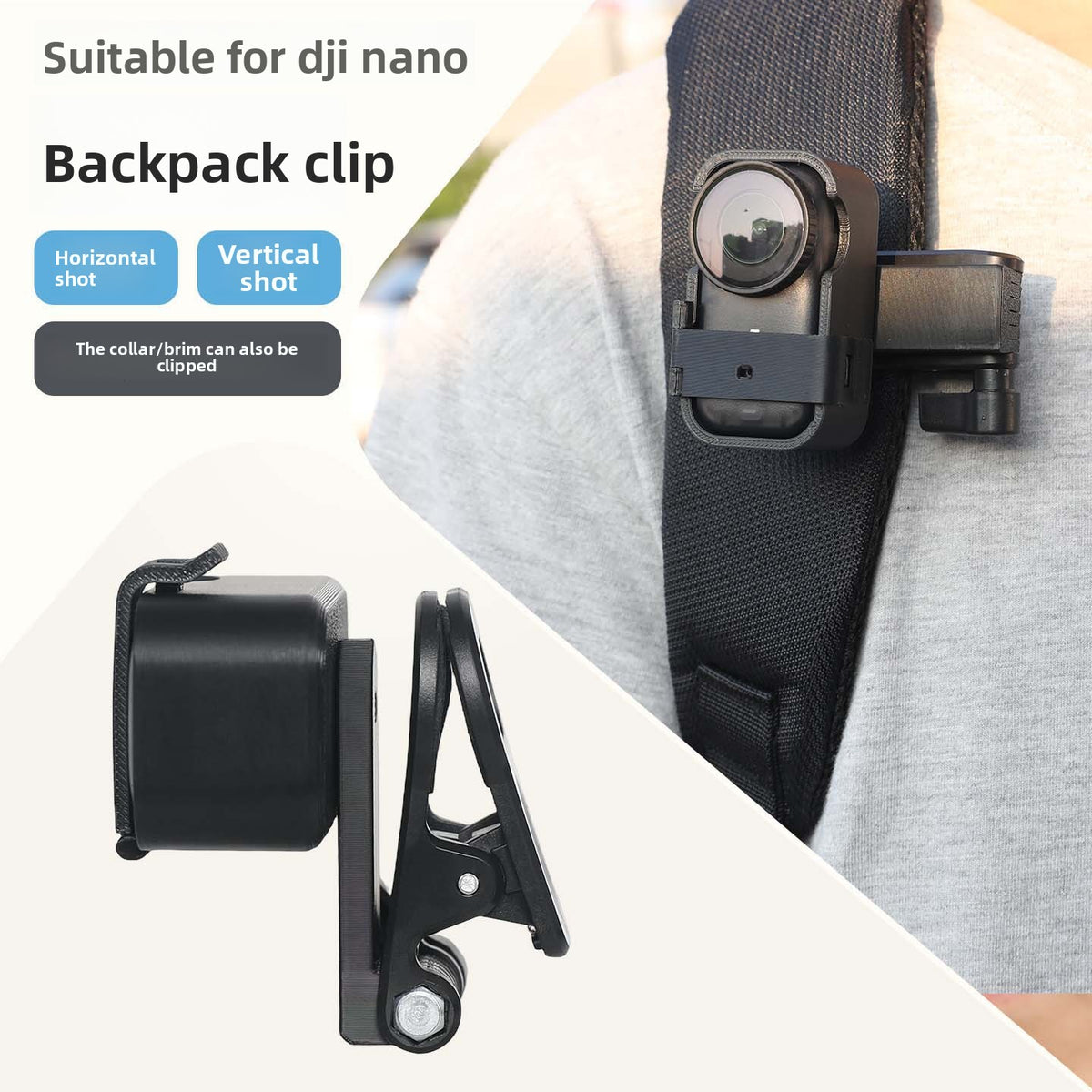 Magnetic Backpack Collar Clip