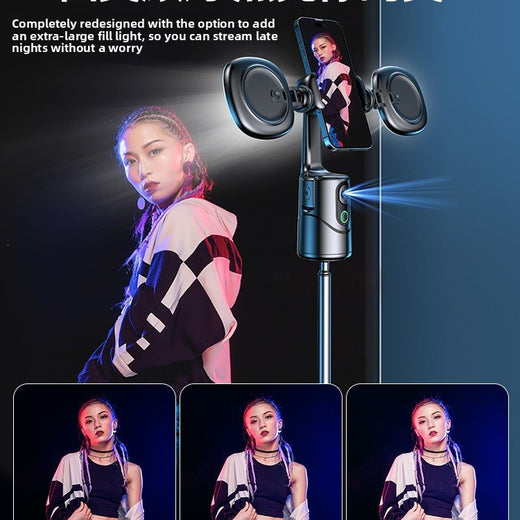360� Rotating Bluetooth Selfie Stick Tripod with Face Tracking
