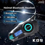 Professional Waterproof Noise Canceling Bluetooth Headset with Intercom Function
