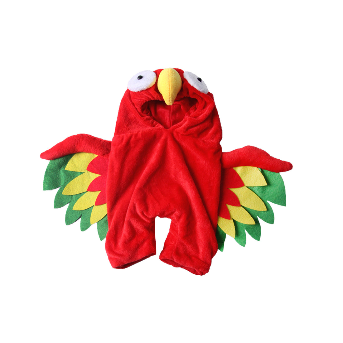 Pet Turkey Costume Vibrant Wings Hooded Transformation Outfit Cat Dog