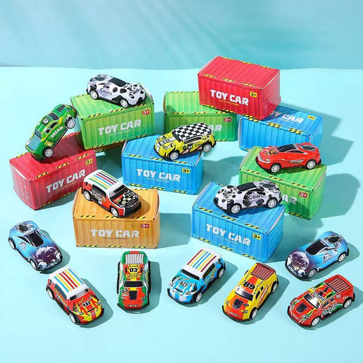 Tin Pull-Back Car Toy Boxed Tin Car Boy Kidsren's Educational Small Gift Kindergarten Whole Class Gift product image 6