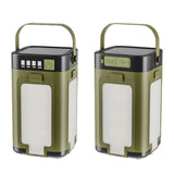 Camping lights with solar energy