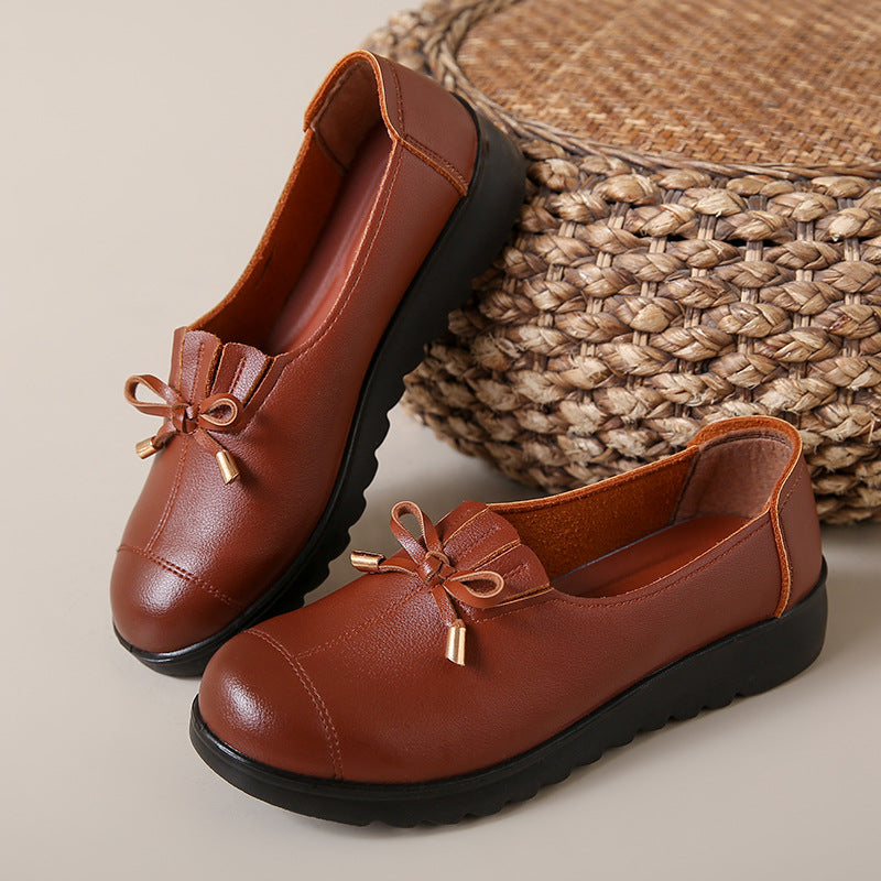 Women's soft sole slip-on loafers with low heel, photo 4