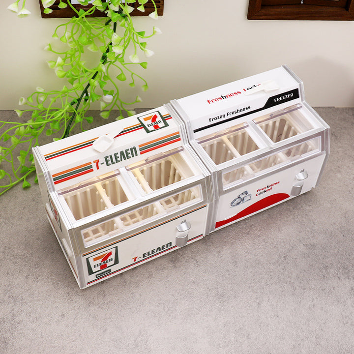 Magnetic refrigerator stick horizontal simulation freezer