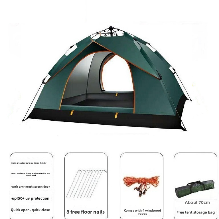 Automatic Pop Up Camping Tent