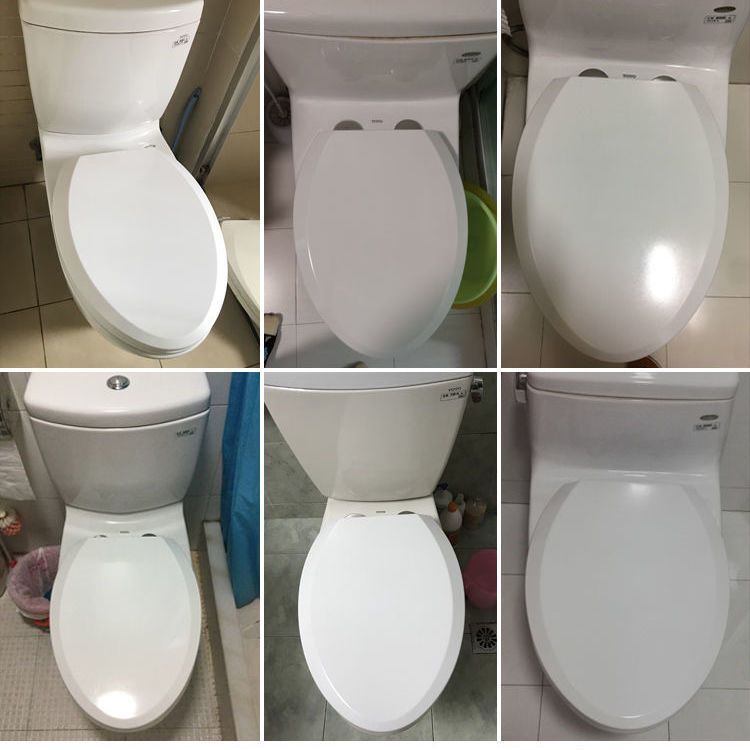 Universal V-Shape Slow Close Toilet Seat Cover