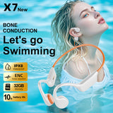 X7S Bone Conduction Bluetooth Headset with 32GB Memory