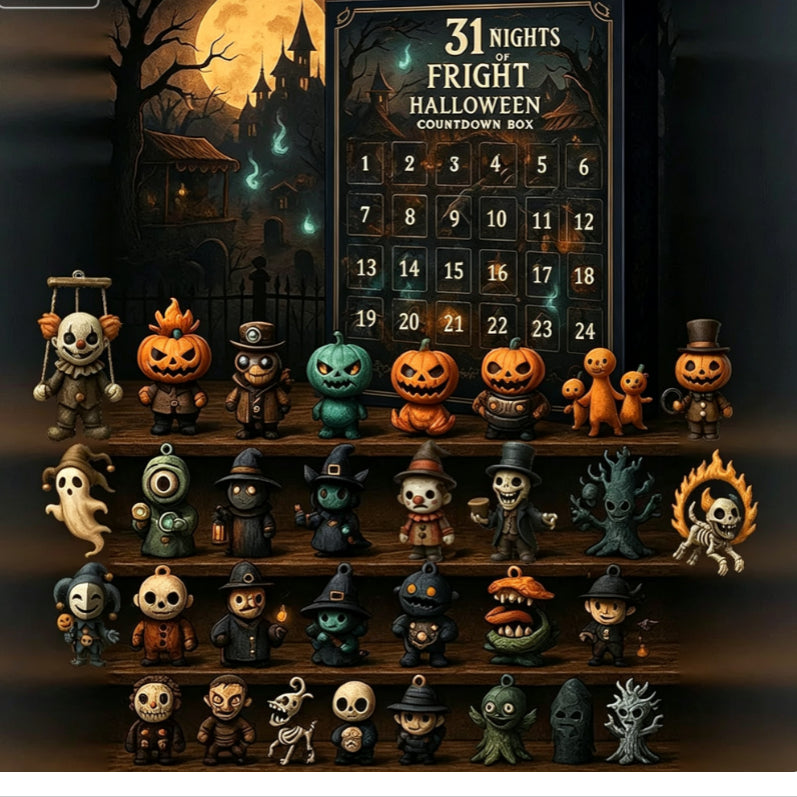 Halloween Countdown Blind Box With 3D PVC Figures product image 1
