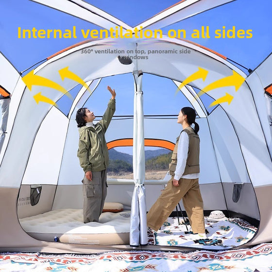 Automatic Two Room Camping Tent for Family Outdoor Use Camping Shelter & Sleep product image 3