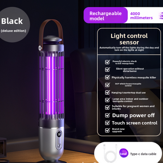 USB Rechargeable Mosquito Killer Lamp with Electric Shock Pest & Animal Control product image 6