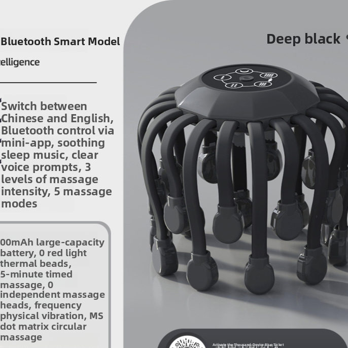 Electric Head Massager with Bluetooth and 20 Claws Health & Wellness product image 7
