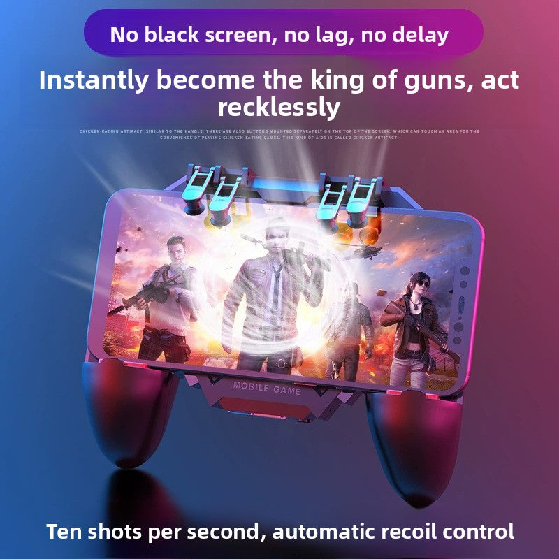 Mimo AK77 Six-Finger Gaming Controller with Cooling Fan