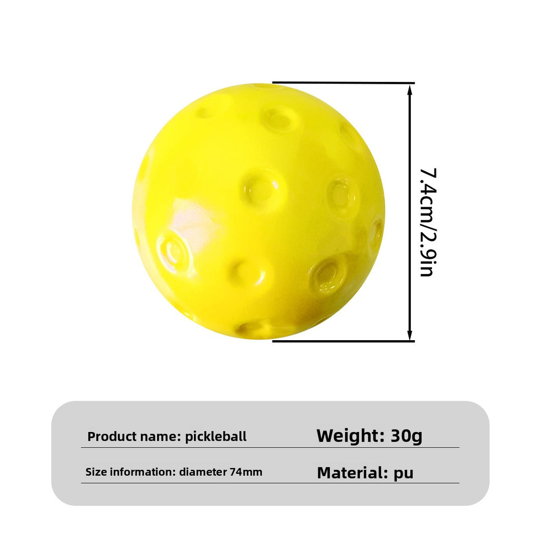 Lightweight Silent Practice Pickleball product image 7