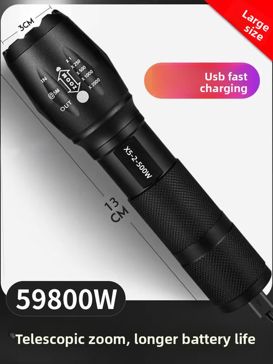 Rechargeable LED Flashlight Outdoor Lighting & Tools product image 6