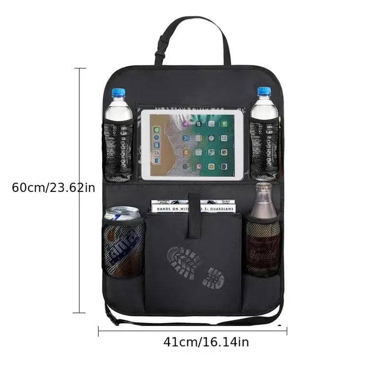 Car Seatback Organizer with Cup Holder