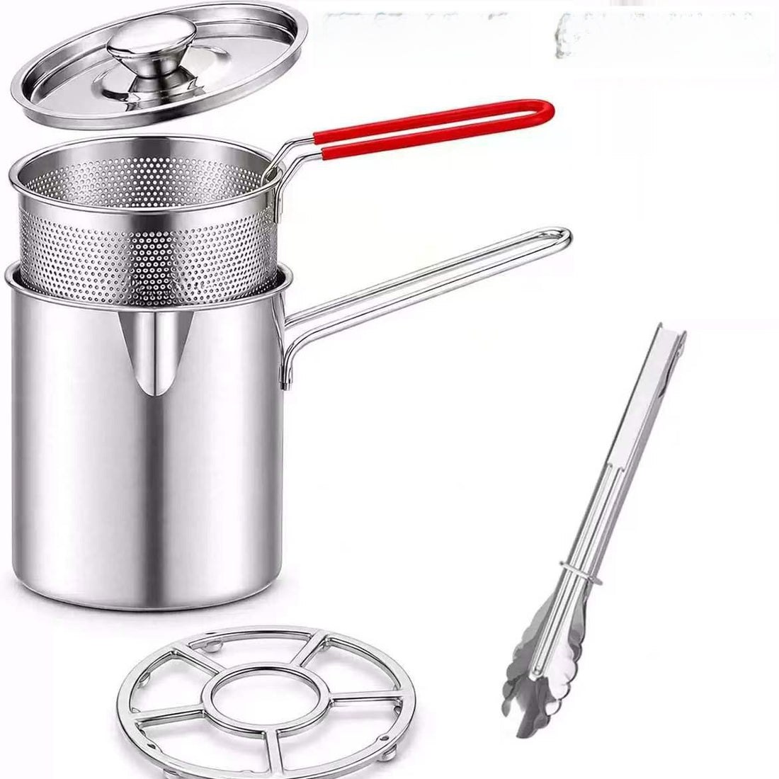 stainless steel frying pot