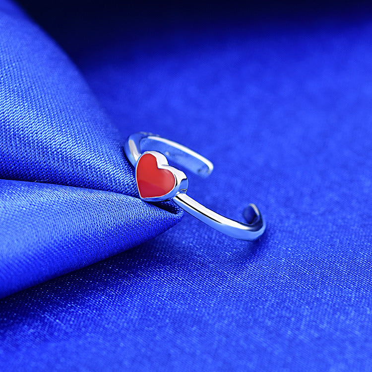 Red Heart Lock Necklace - Simple Love Design - Image 5