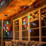 Solar Wind Chime Light with Color Gradient